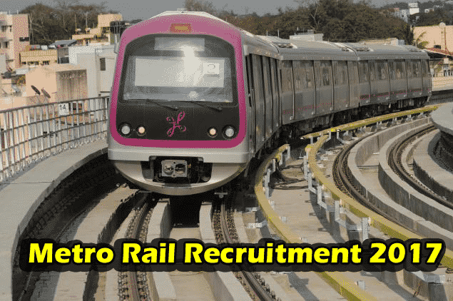 Metro Rail Recruitment 2017