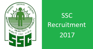 Ssc Recruitment 2017