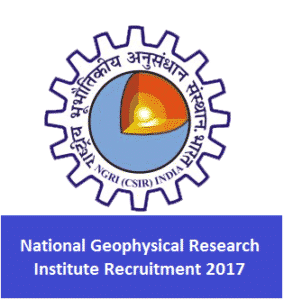 National Geophysical Research Institute recruitment 2017