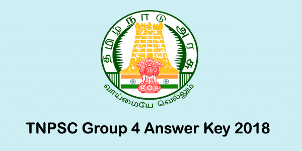 TNPSC Group 4 Answer Key 2018