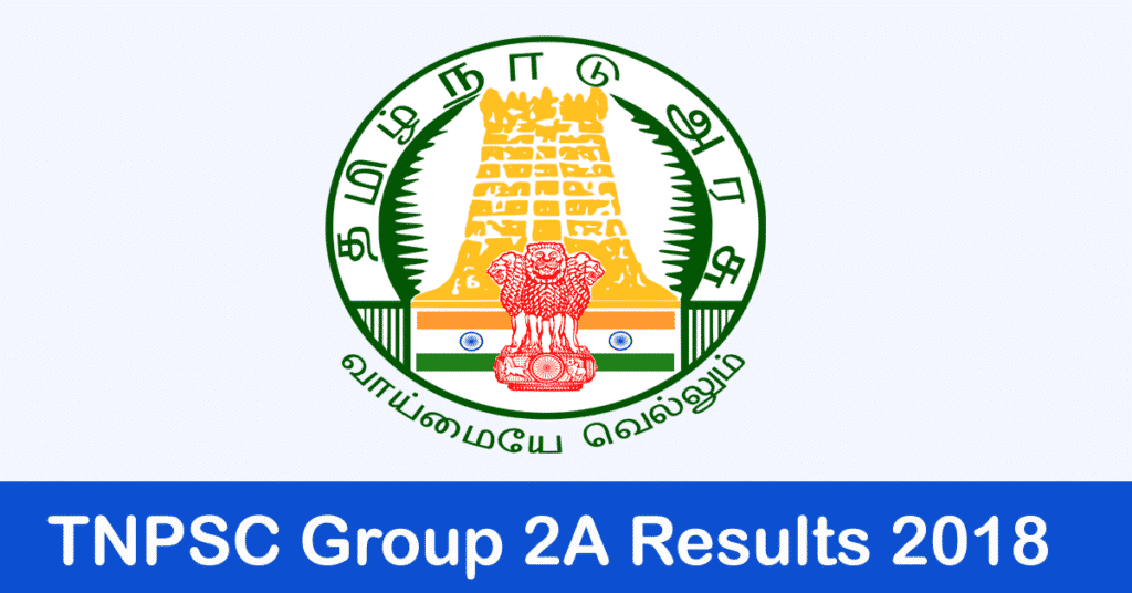 TNPSC Group 2A Results 2018