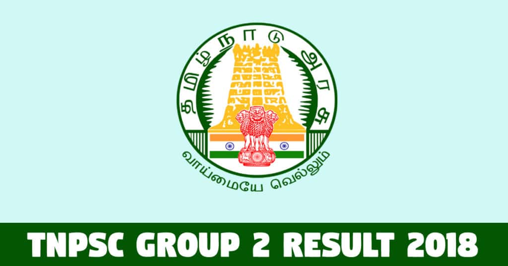 TNPSC Group 2 Result 2018