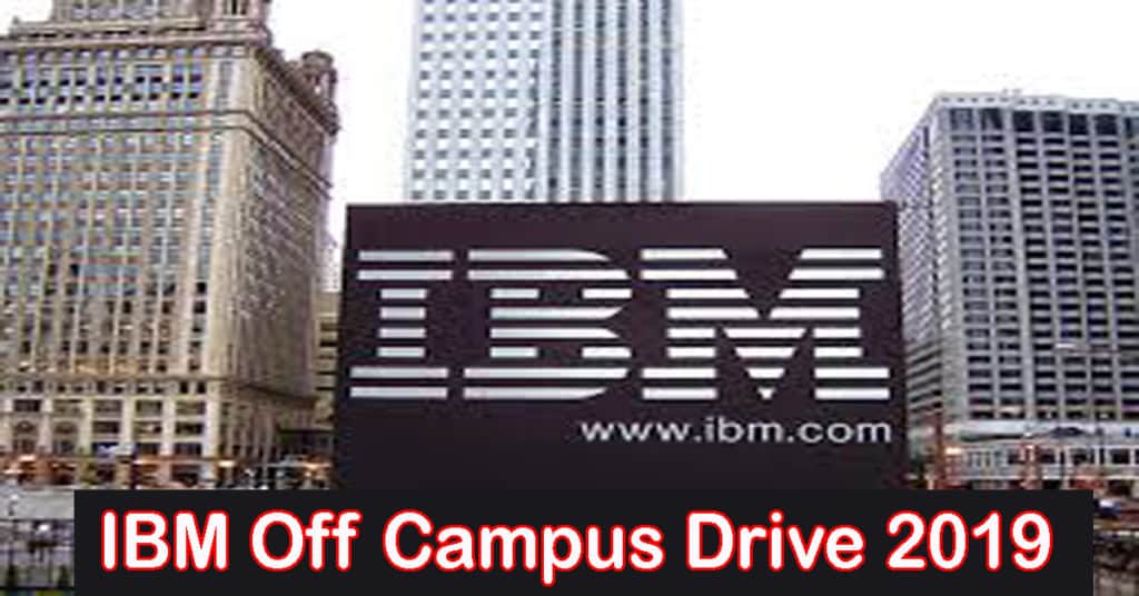 IBM Off Campus Drive 2019
