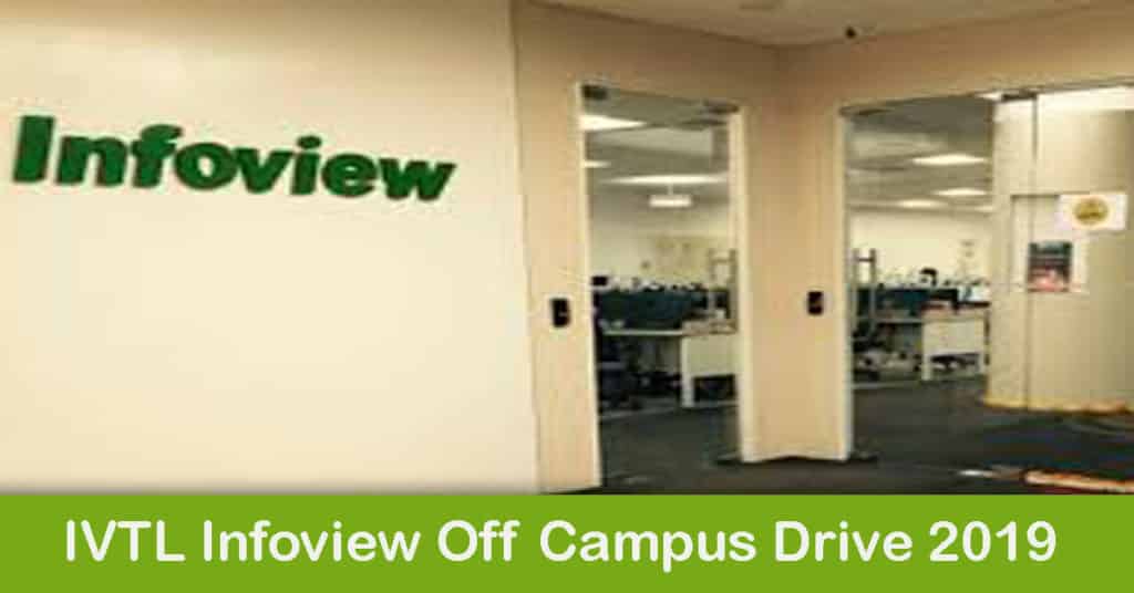 IVTL Infoview Off Campus Drive 2019