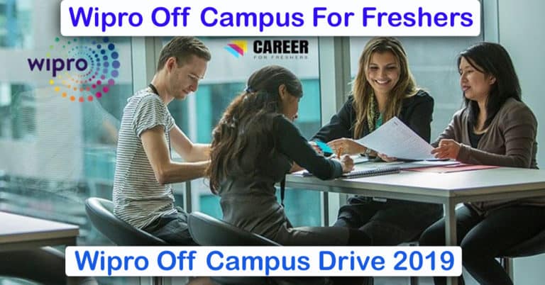 Wipro Off Campus Drive 2019