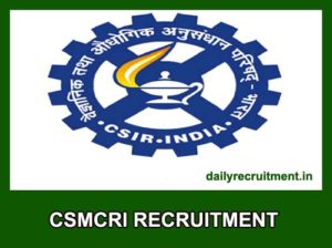 Csmcri Recruitment 2019 - Apply Online 05 Project Assistant Posts