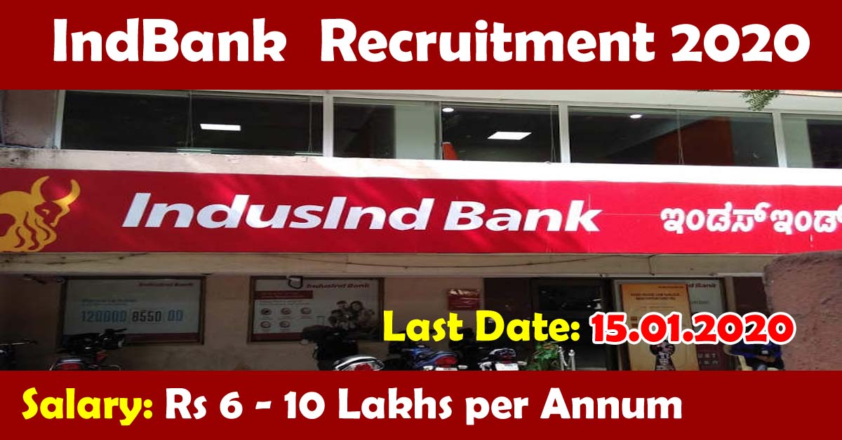 Ind Bank Recruitment 2019