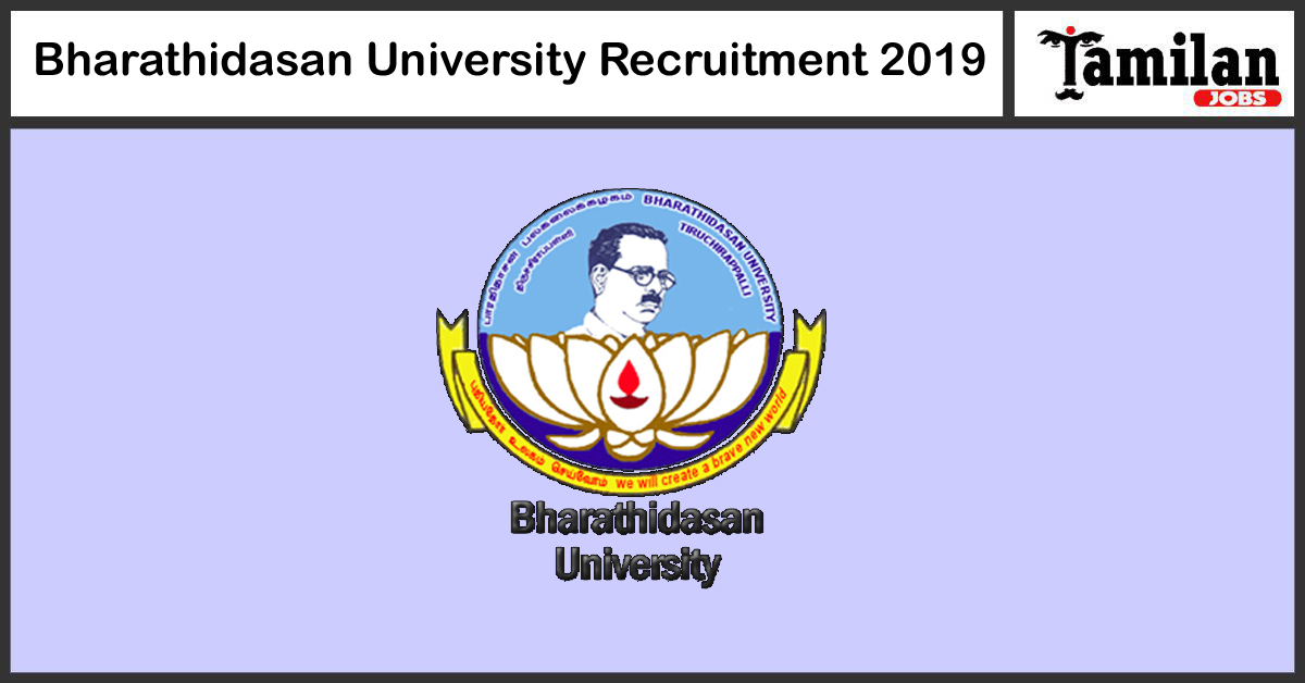 Bharathidhasan University 2019