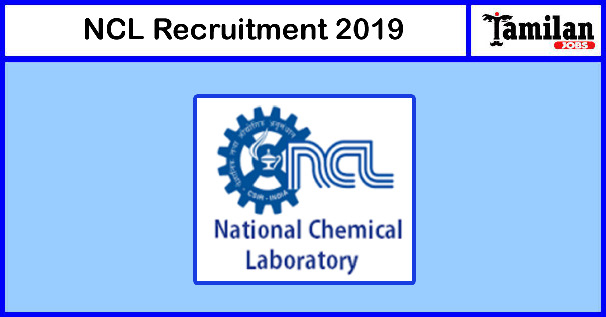 NCL Recuritment 2019