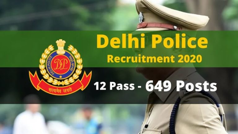 Delhi Police Head Constable Recruitment 2020