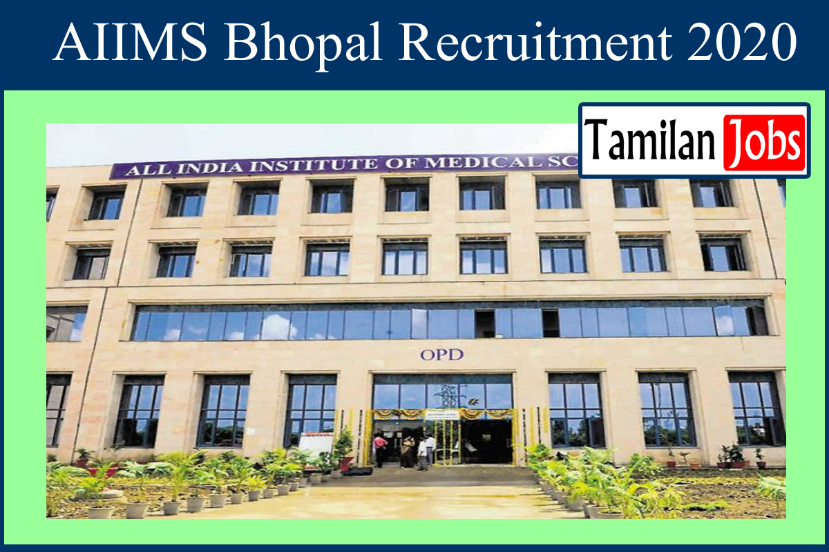 AIIMS Bhopal Recruitment 2020