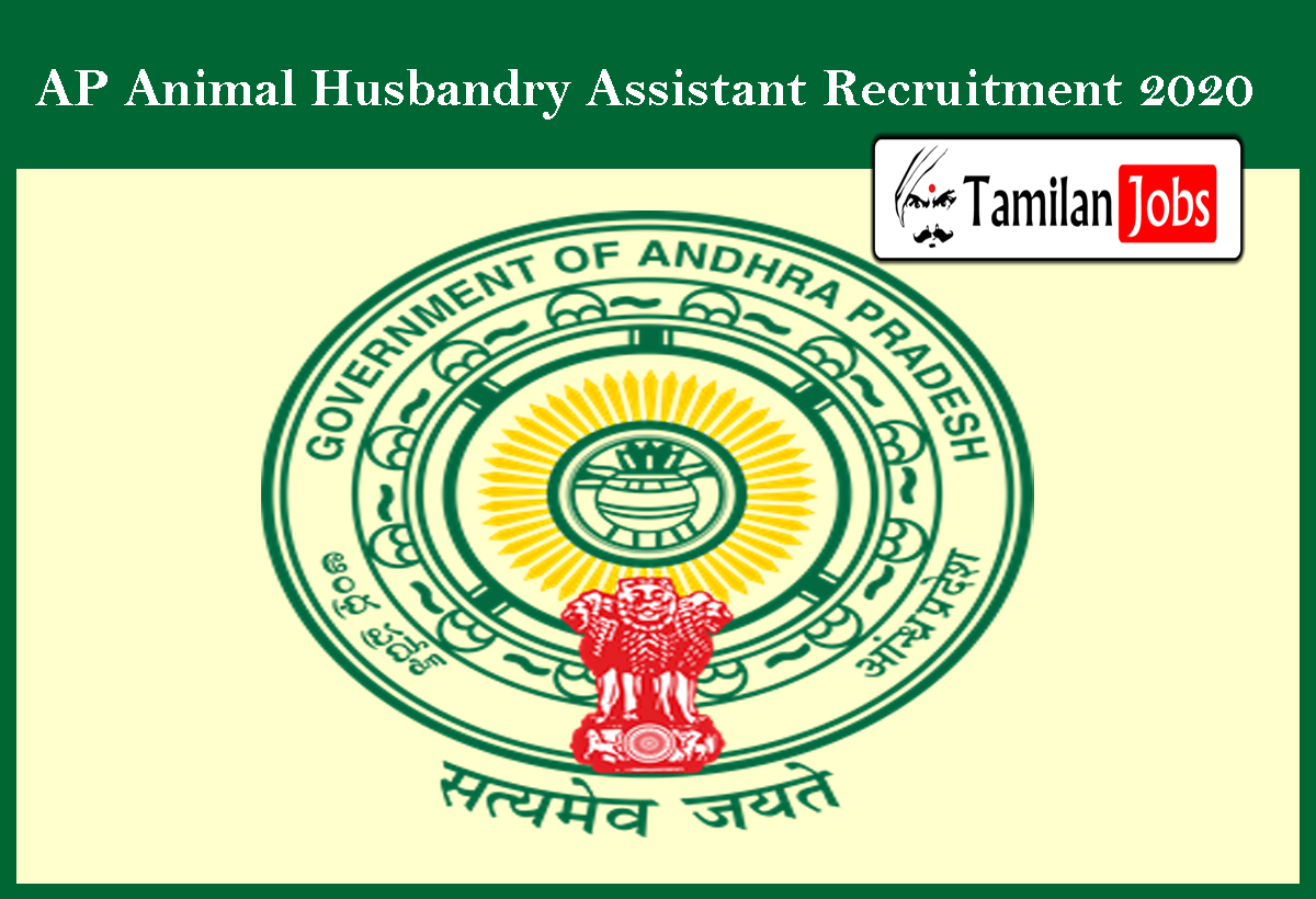 AP Animal Husbandry Assistant Recruitment 2020 Out - 6858 Jobs