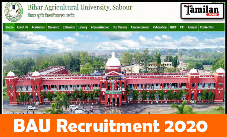 BAU Recruitment 2020