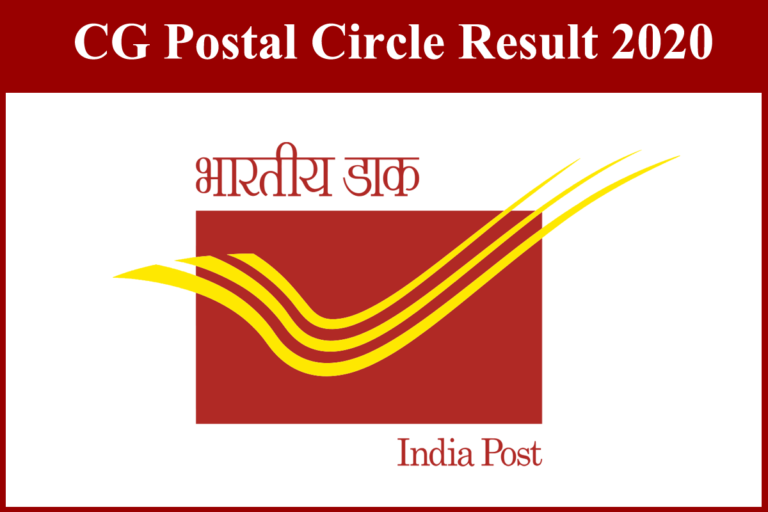 CG Postal Circle Result 2020