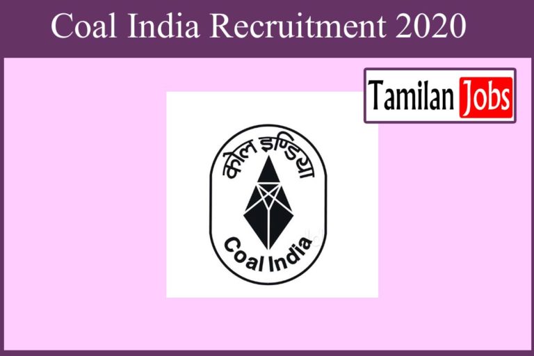 Coal India recruitment 2020