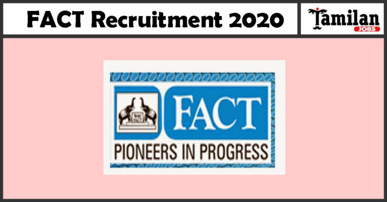 FACT Recruitment 2020 Out – Welder Jobs