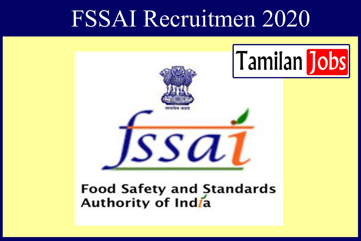 FSSAI Recruitment 2020