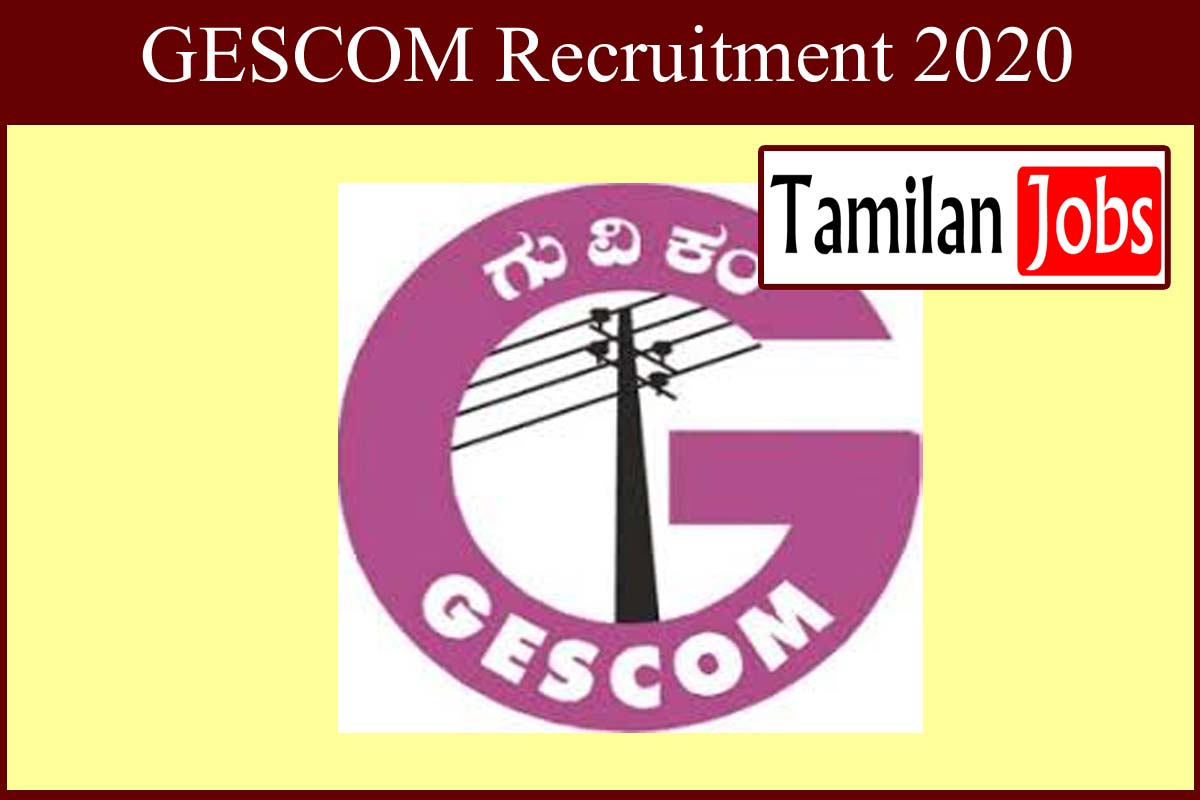 GESCOM Recruitment 2020