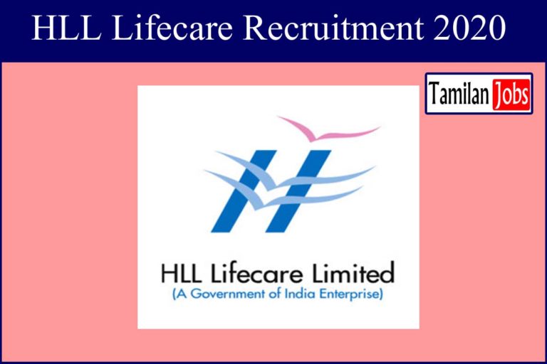 HLL Lifecare Recruitment 2020
