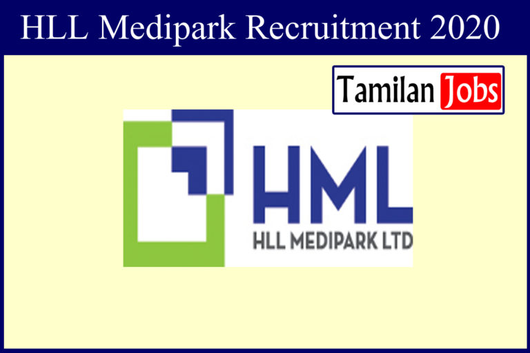 HLL Medipark Recruitment 2020