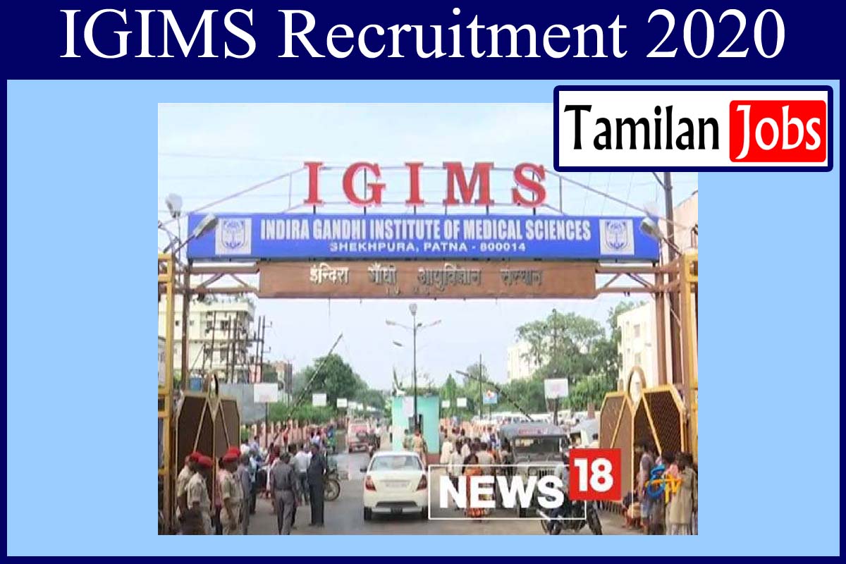 IGIMS Recruitment 2020