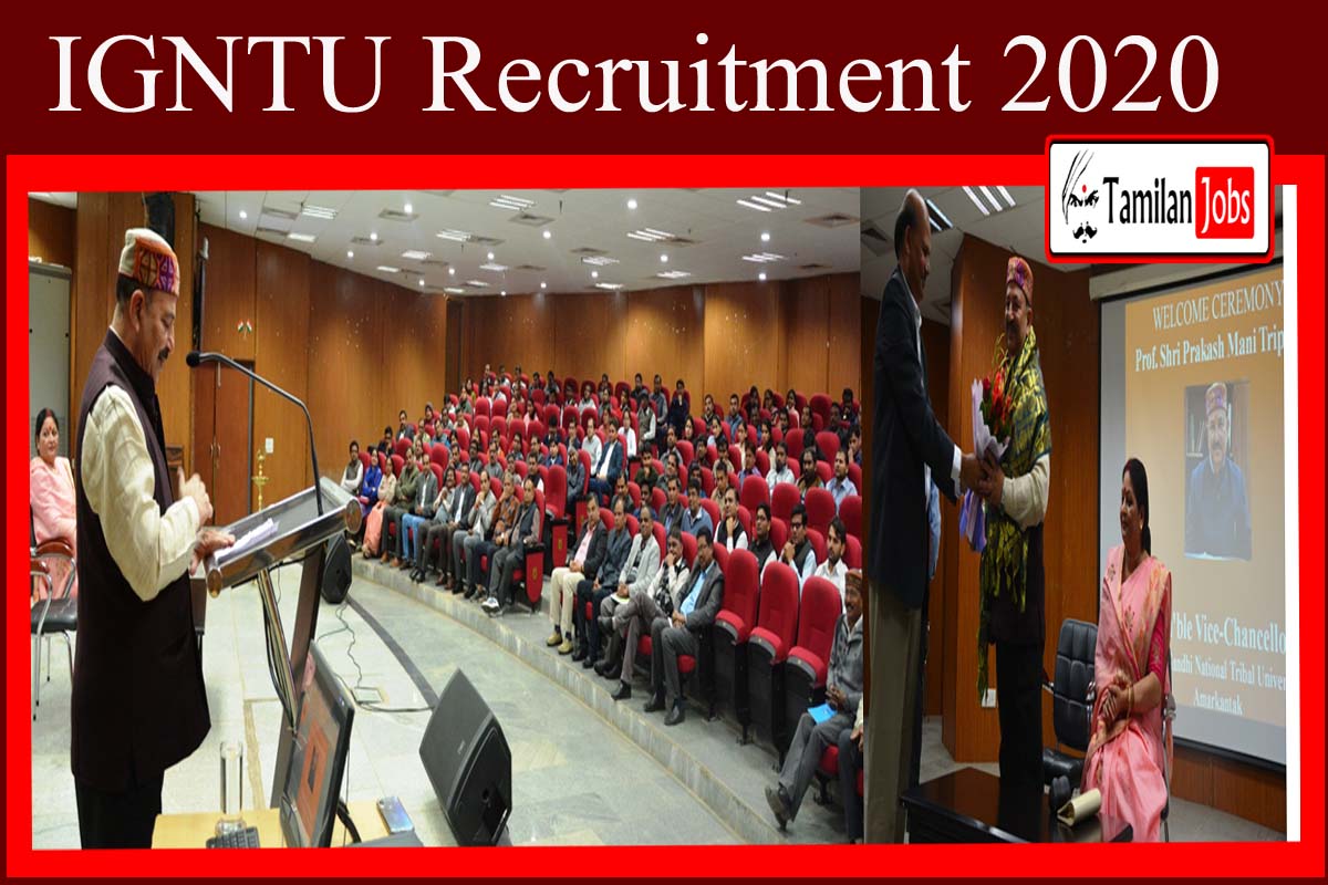 Igntu Recruitment 2020