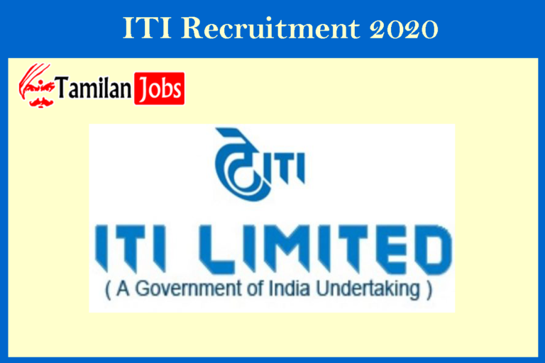 ITI Recruitment 2020