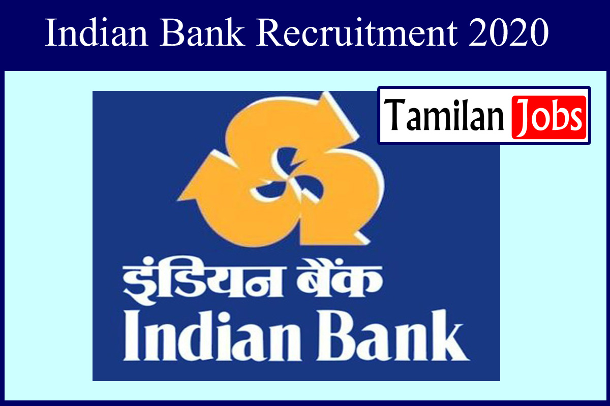 Indian Bank Recruitment 2020