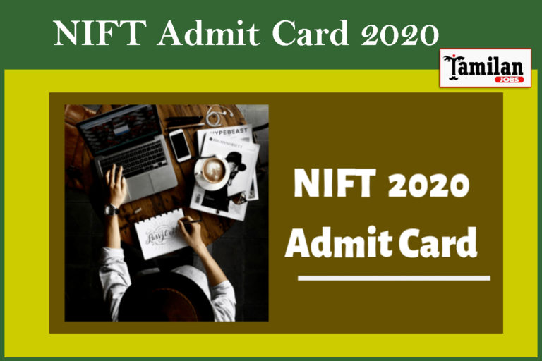 NIFT Admit Card 2020