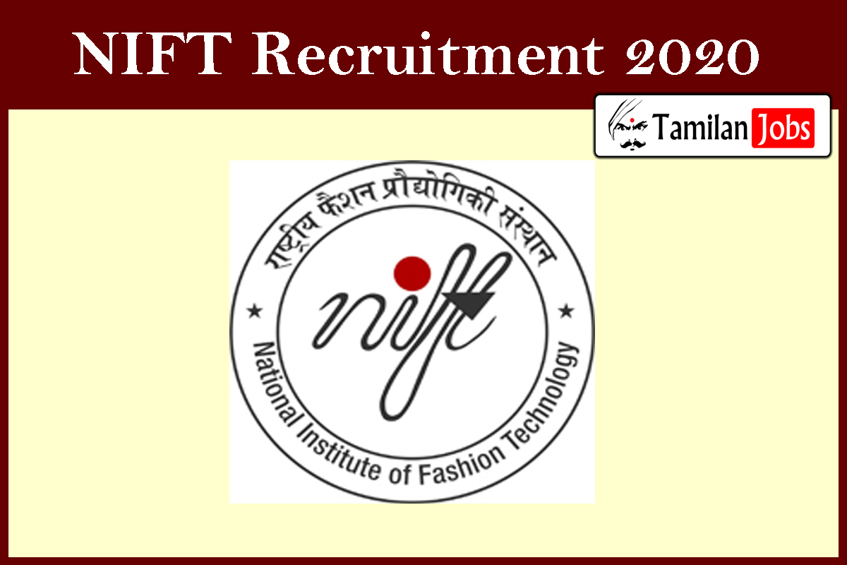 NIFT Recruitment 2020