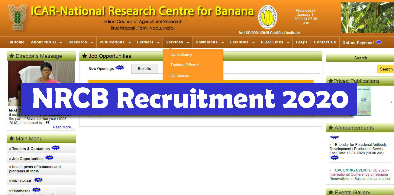 NRCB Recruitment 2020