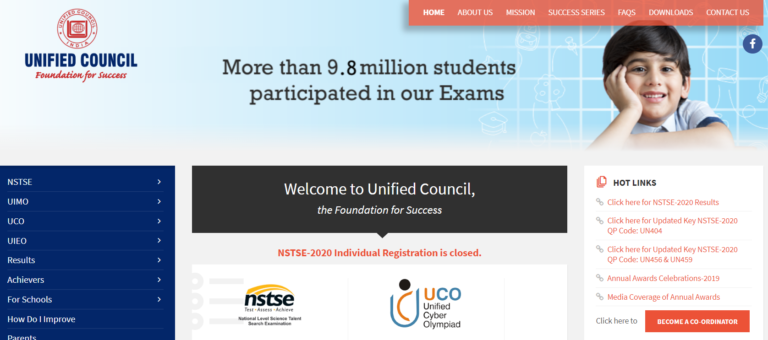 NSTSE 2020 Result OUT