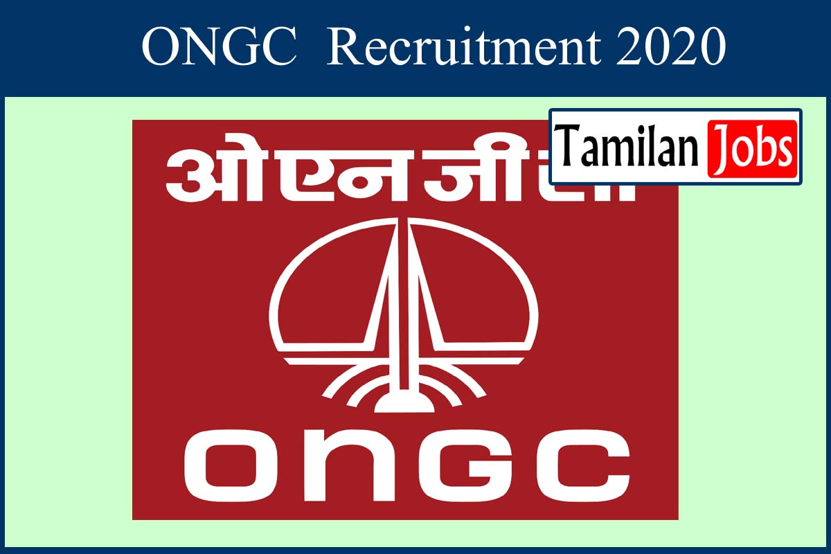 Ongc Recruitment 2020