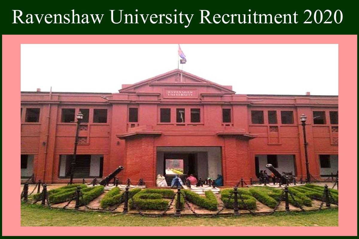 Ravenshaw University Recruitment 2020