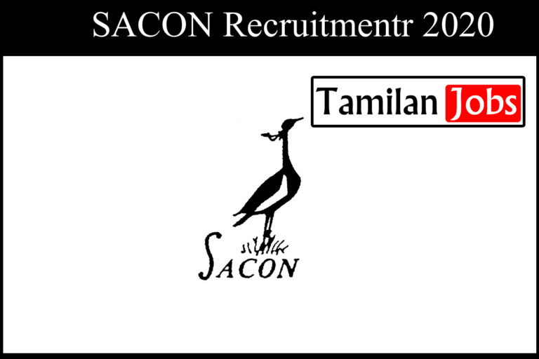 SACON Recruitment 2020