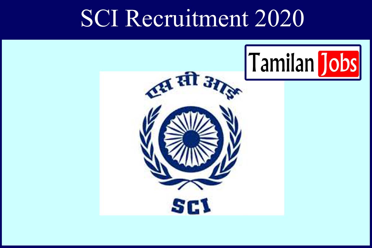SCI Recruitment 2020