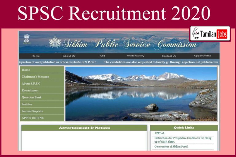 SPSC Recruitment 2020