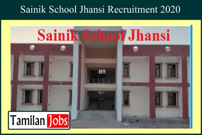 Sainik School Jhansi Recruitment 2020 Out – Academic Staff Jobs