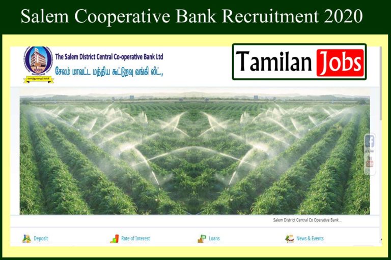Salem Cooperative Bank Recruitment 2020