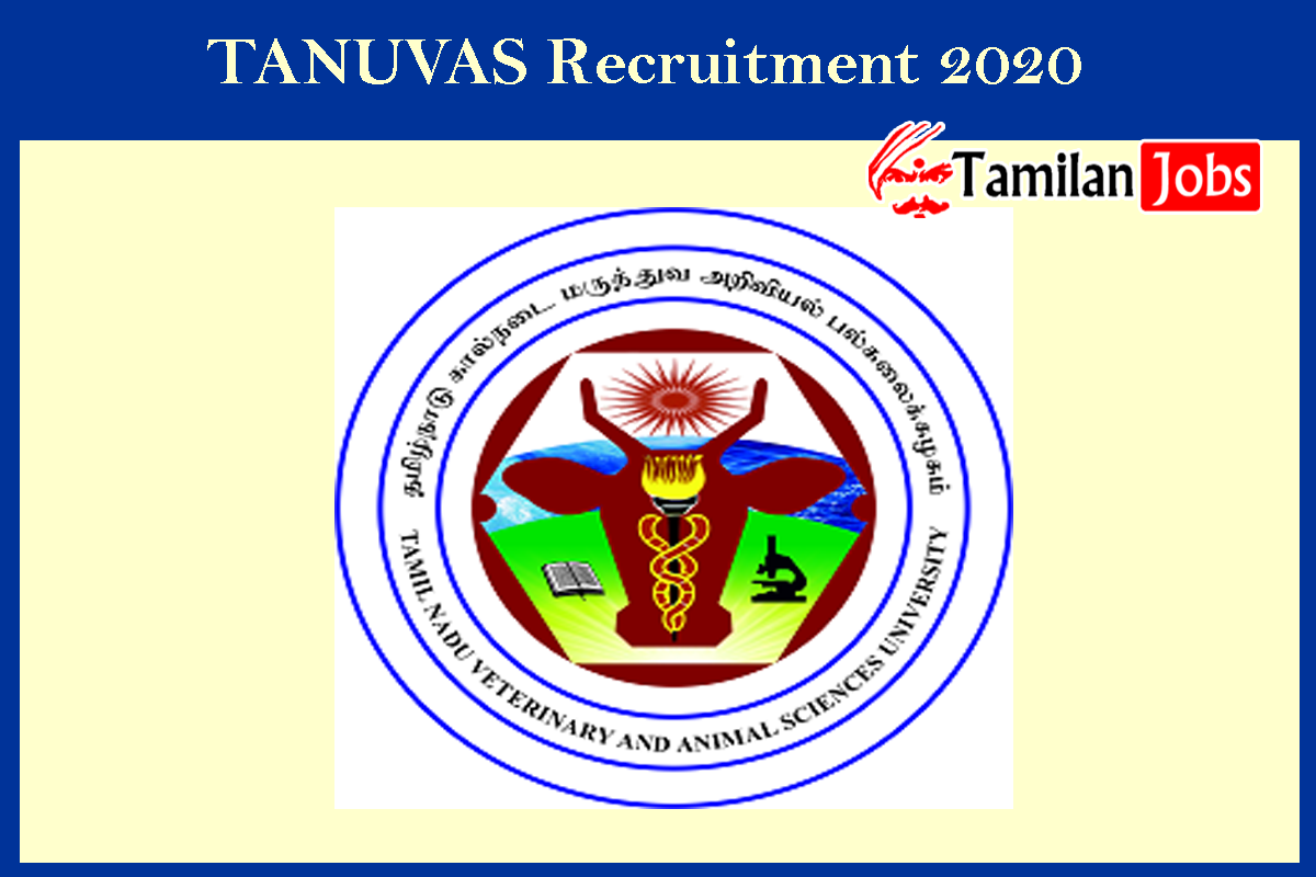 Tanuvas Recruitment 2020