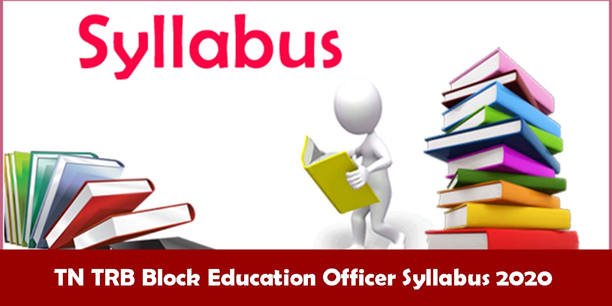 TRB Block Education Officer Exam Pattern 2020