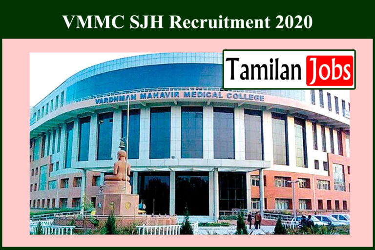 VMMC SJH Recruitment 2020