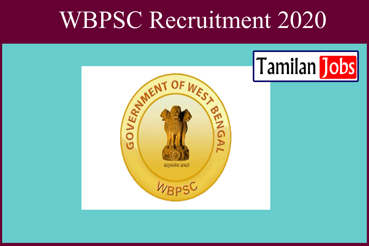 WBPSC Recruitment 2020