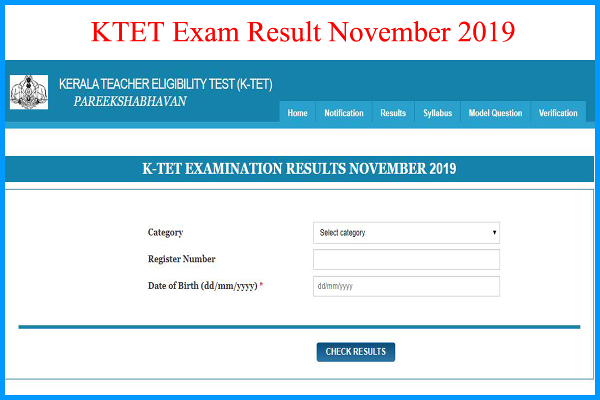 ktet exam result