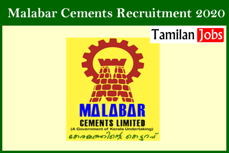 Malabar Cements Recruitment 2020 Out – Manager Jobs