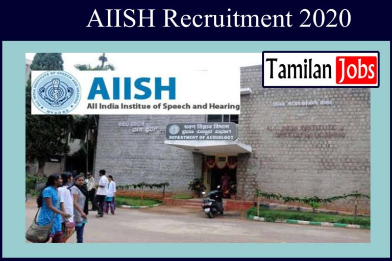 AIISH Recruitment 2020