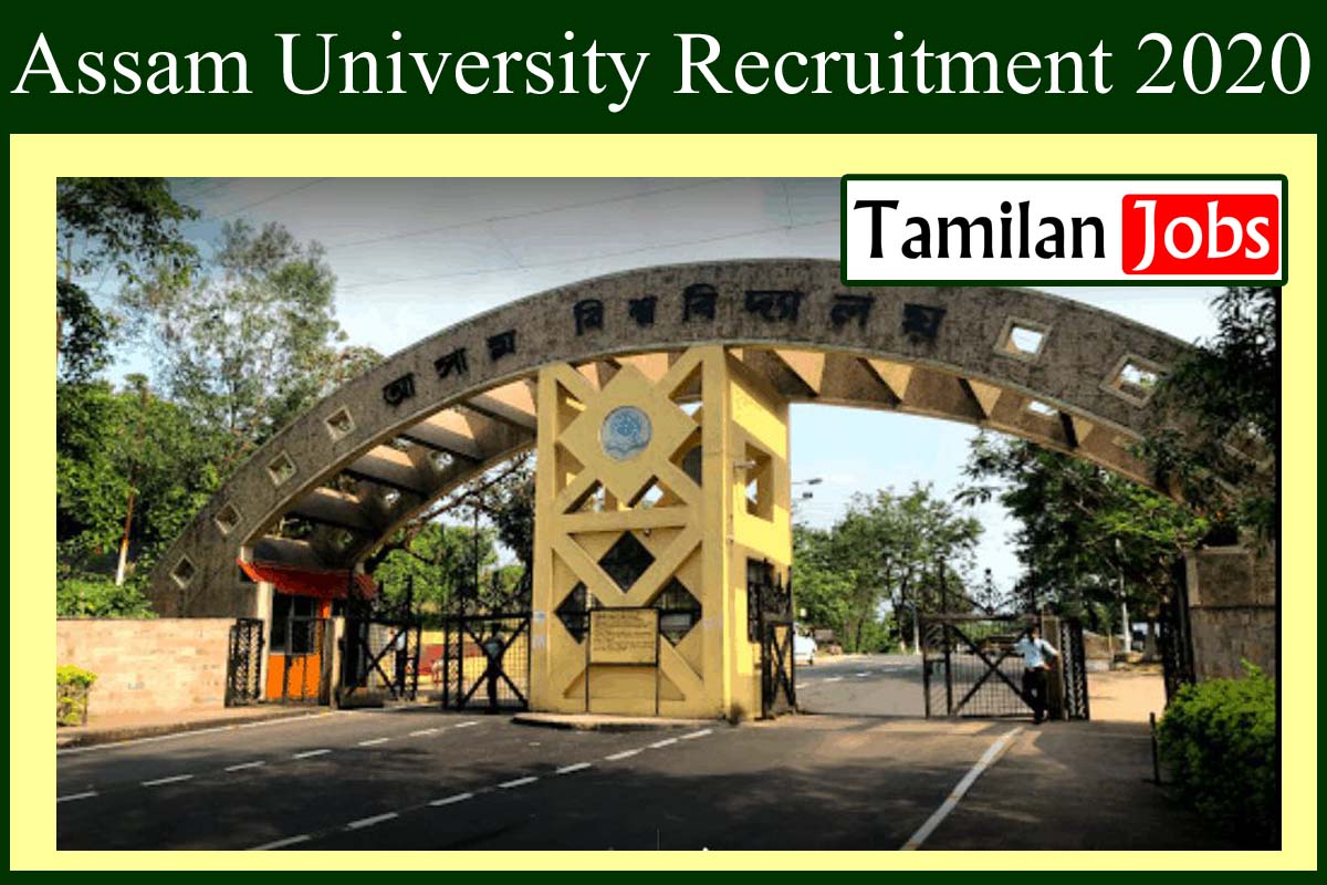 Assam University Recruitment 2020