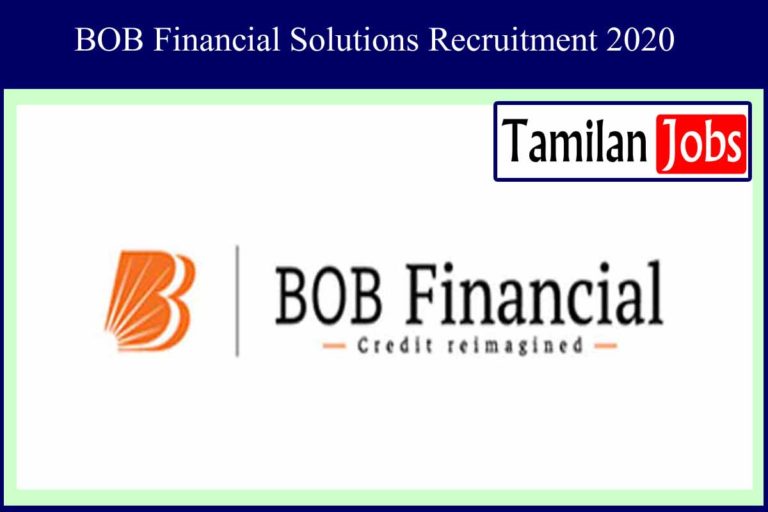 BOB Financial Solutions Recruitment 2020