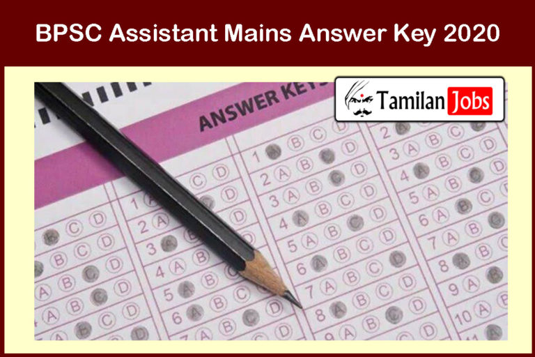 BPSC Assistant Mains Answer Key