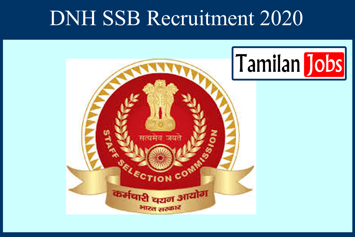 DNH SSB Recruitment 2020